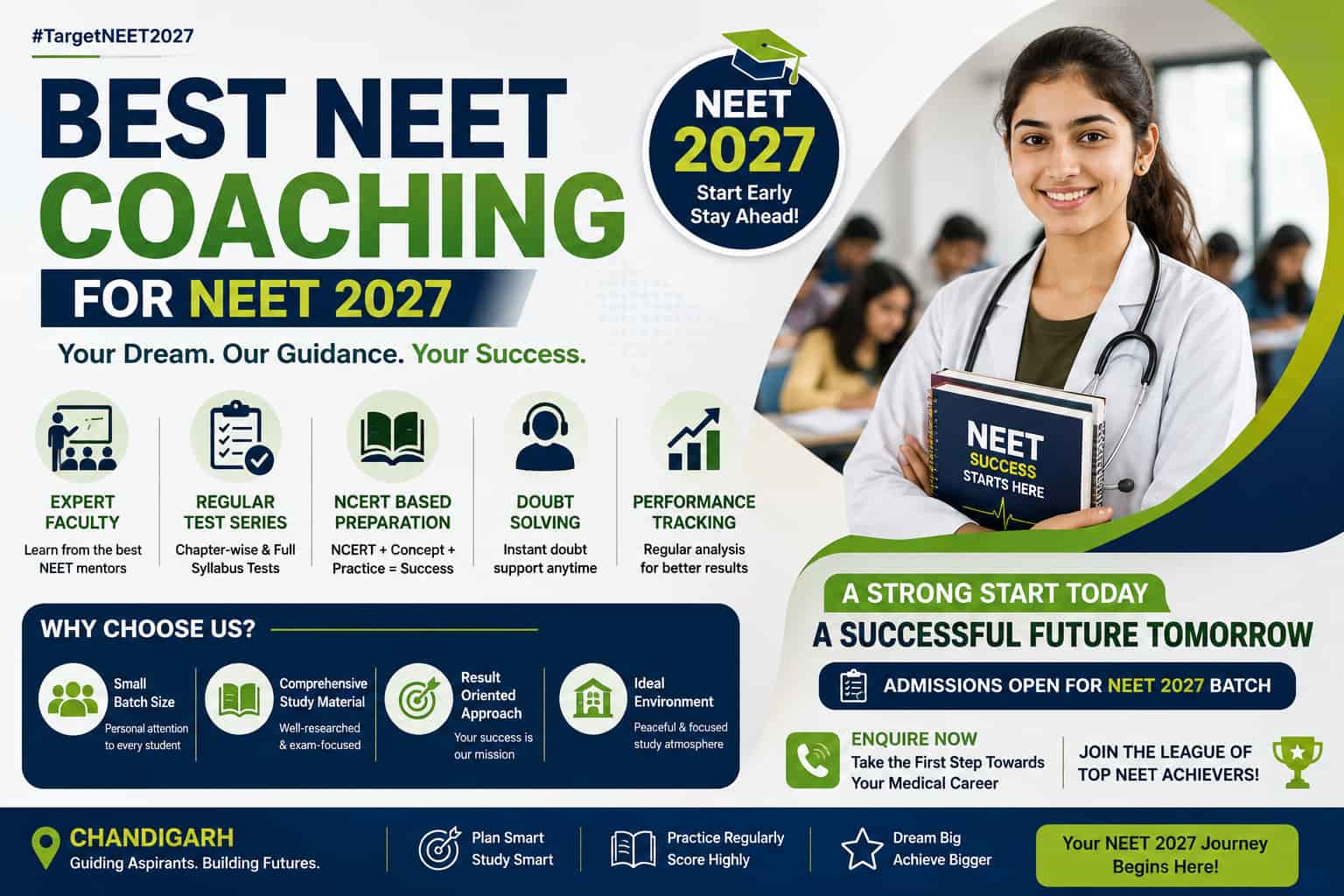 Best NEET Coaching for NEET 2027 – How to Choose the Right Coaching Institute